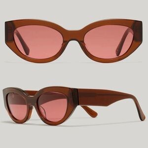 Madewell Brown and Pink Sunglasses